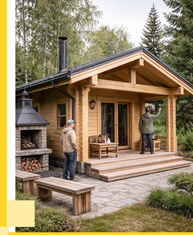 Деревянные бани под ключ в Лысьве от 461565 р. | ЭриданЛсь