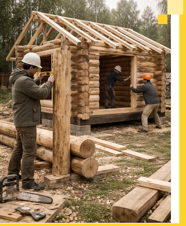 Строительство бань для дачи под ключ в Лысьве с доставкой и монтажом