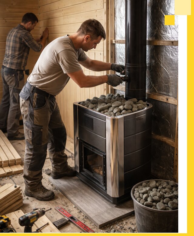 Проектирование и строительство парилок для бани в Лысьве под ключ