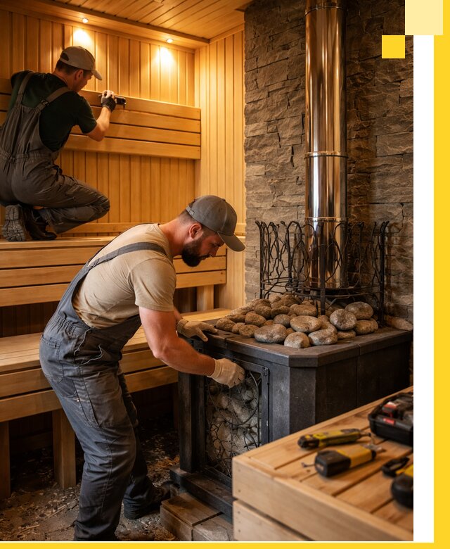 Комплексный дизайн бань, саун и зон отдыха в Лысьве