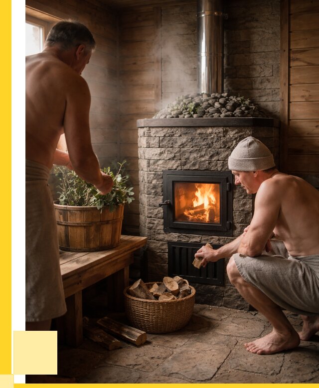 Банные печи под ключ в Лысьве от 46157 р. | ЭриданЛсь кирпичная