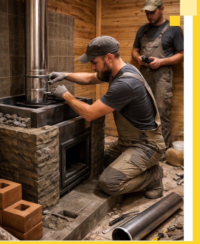 Изготовление и установка банных печей под ключ в Лысьве