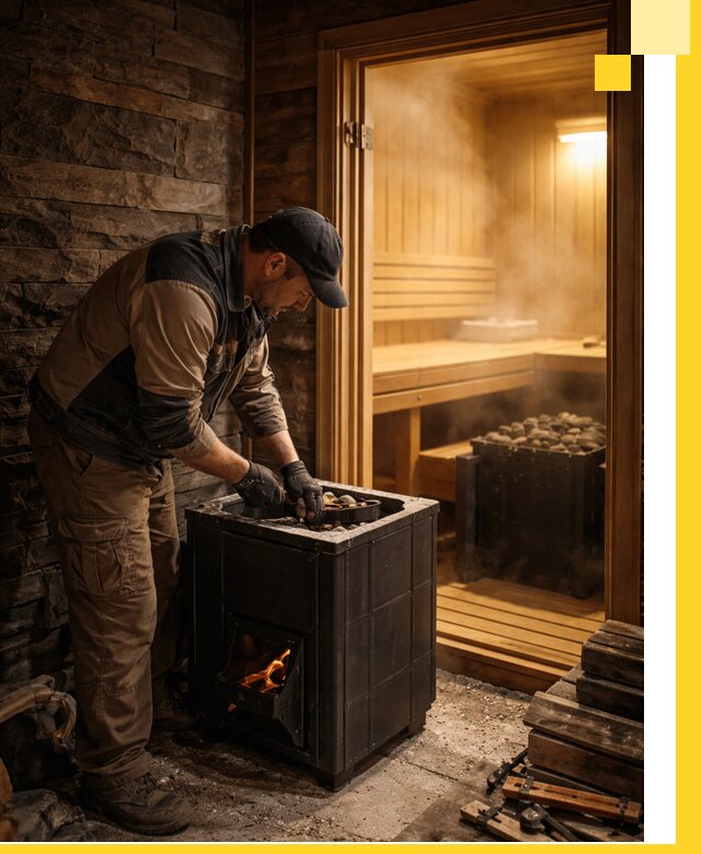 Строительство бани с сауной под ключ в Лысьве от проекта до сдачи