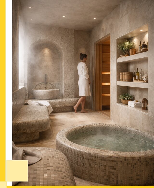 Строительство бани с хамамом в Лысьве от 769275 р. | ЭриданЛсь