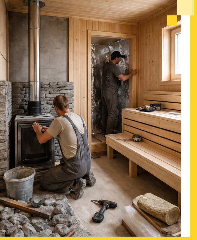 Строительство и изготовление бань под ключ в Лысьве