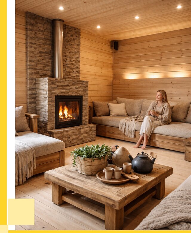 Проект бани с комнатой отдыха в Лысьве от 35900 р. | ЭриданЛсь