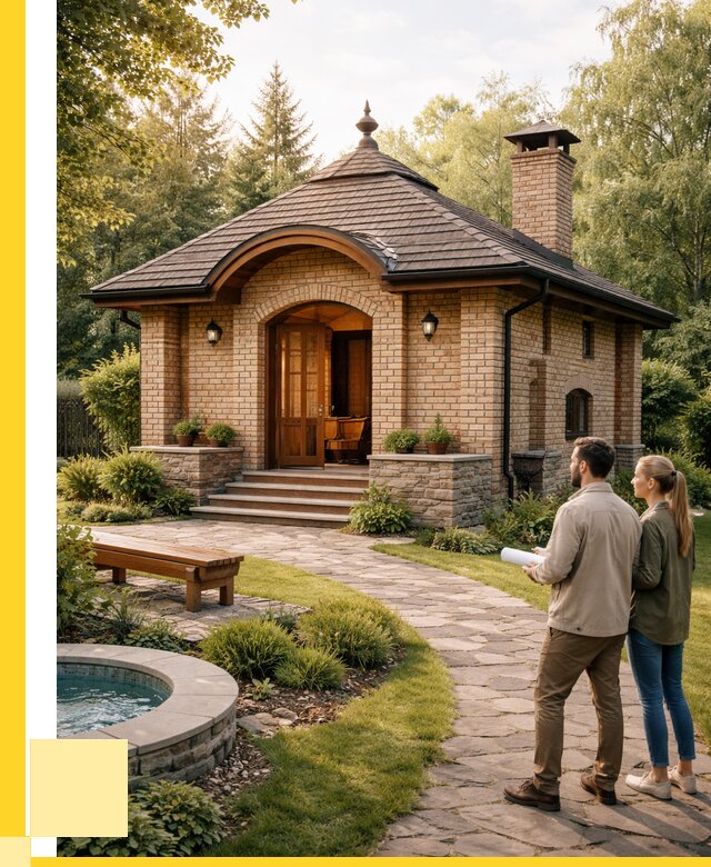 Проект кирпичной бани в Лысьве от 30771 р. | ЭриданЛсь