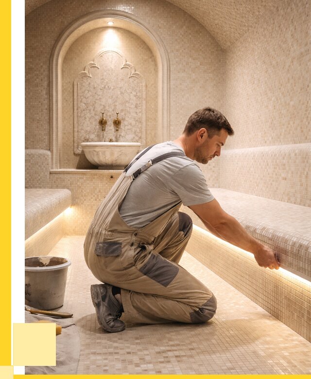 Отделка хамамов под ключ в Лысьве от 5641 р. | ЭриданЛсь