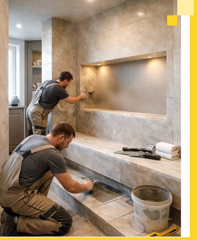 Профессиональное строительство хамама в квартире в Лысьве