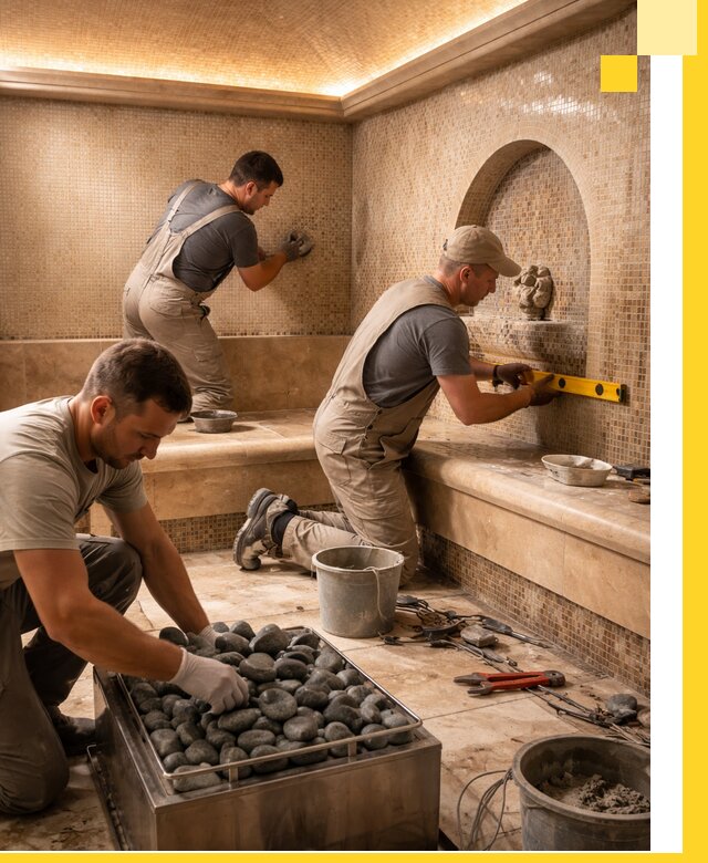 Проектирование и строительство хамама и сауны в Лысьве