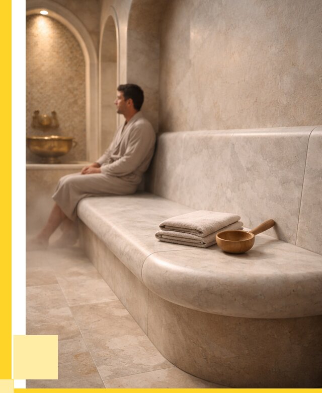 Сиденья для хамама в Лысьве под ключ от 12308 р. | ЭриданЛсь