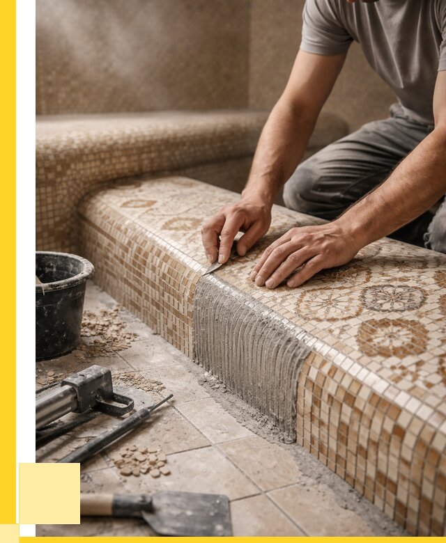 Плитка для хамама под ключ в Лысьве от 3590 р. | ЭриданЛсь